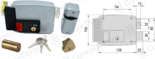 Serratura Smart Abus EC550 Serratura Doppio Cilindro 35/45mm - Con 5 Chiavi E Protezione Antiforatura Serratura Doppio Cilindro Abus Ec550 - Foto 3